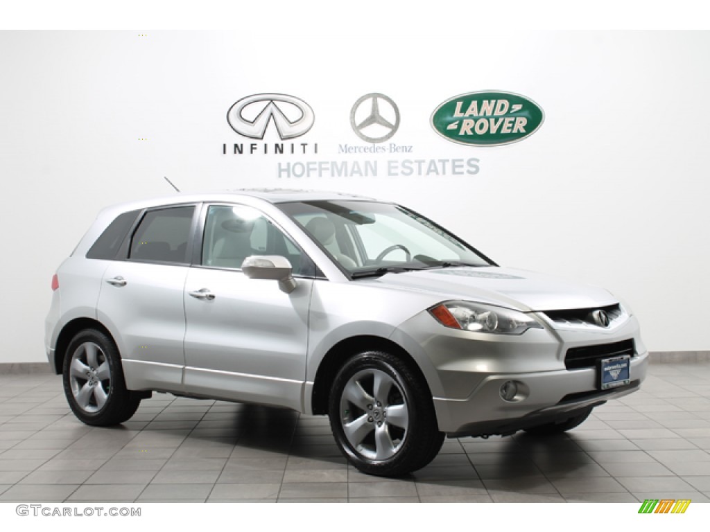 2008 RDX Technology - Alabaster Silver Metallic / Taupe photo #1