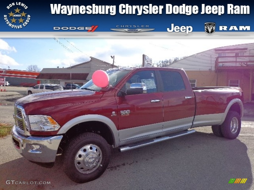 Deep Cherry Red Crystal Pearl Dodge Ram 3500 HD