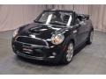 2010 Midnight Black Metallic Mini Cooper S Convertible  photo #1