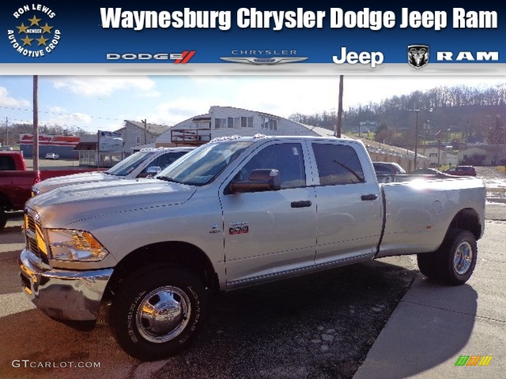 Bright Silver Metallic Dodge Ram 3500 HD