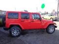 2013 Rock Lobster Red Jeep Wrangler Unlimited Sahara 4x4  photo #5