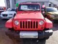 2013 Rock Lobster Red Jeep Wrangler Unlimited Sahara 4x4  photo #8