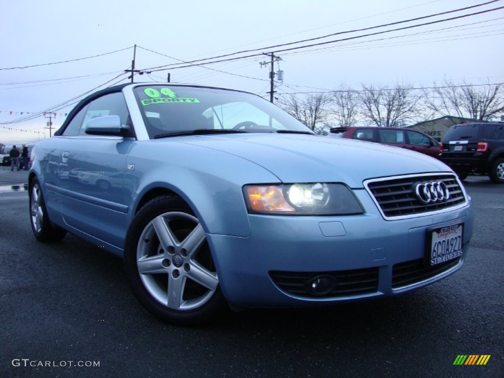 2004 Aquamarine Blue Metallic Audi A4 1 8t Cabriolet 74369237 Aquamarine Blue Metallic Audi A4