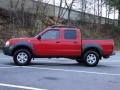 2001 Aztec Red Nissan Frontier XE V6 Crew Cab  photo #5