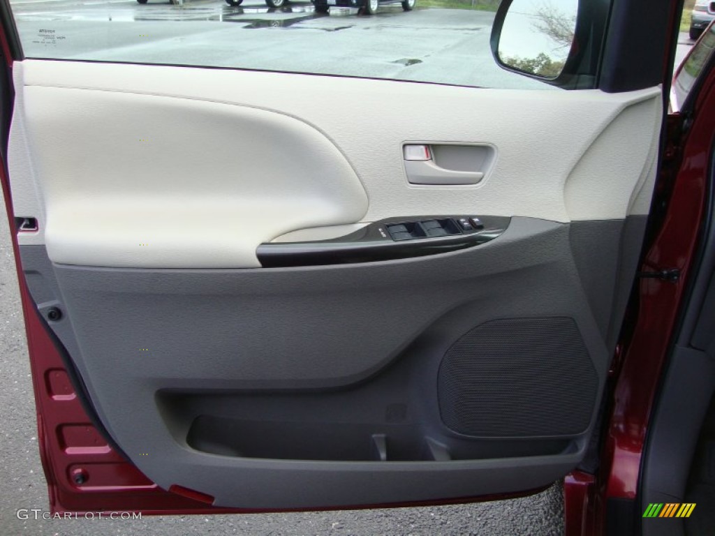 2012 Toyota Sienna Standard Sienna Model Bisque Door Panel Photo #74413221