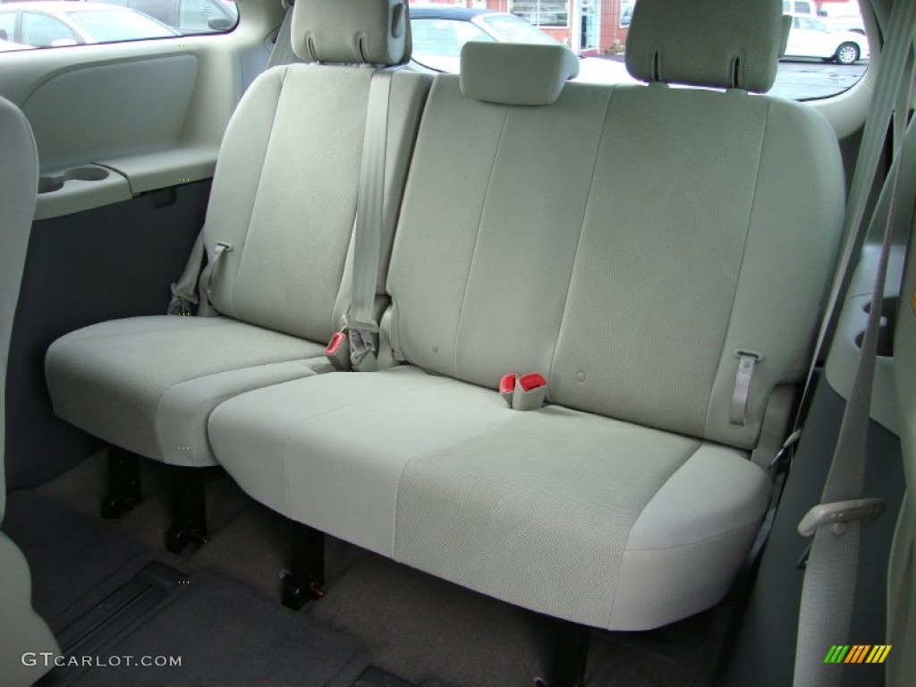 2012 Toyota Sienna Standard Sienna Model Rear Seat Photos