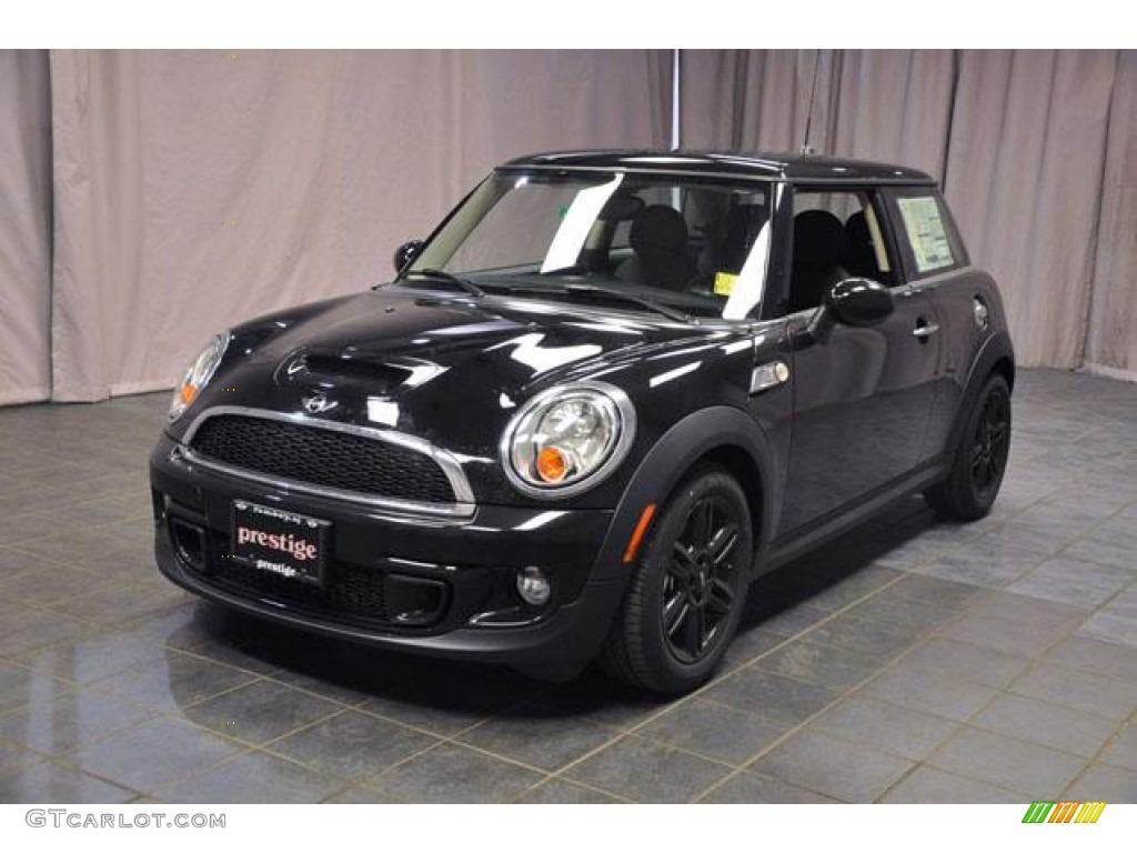 2013 Cooper S Hardtop - Midnight Black Metallic / Carbon Black photo #1