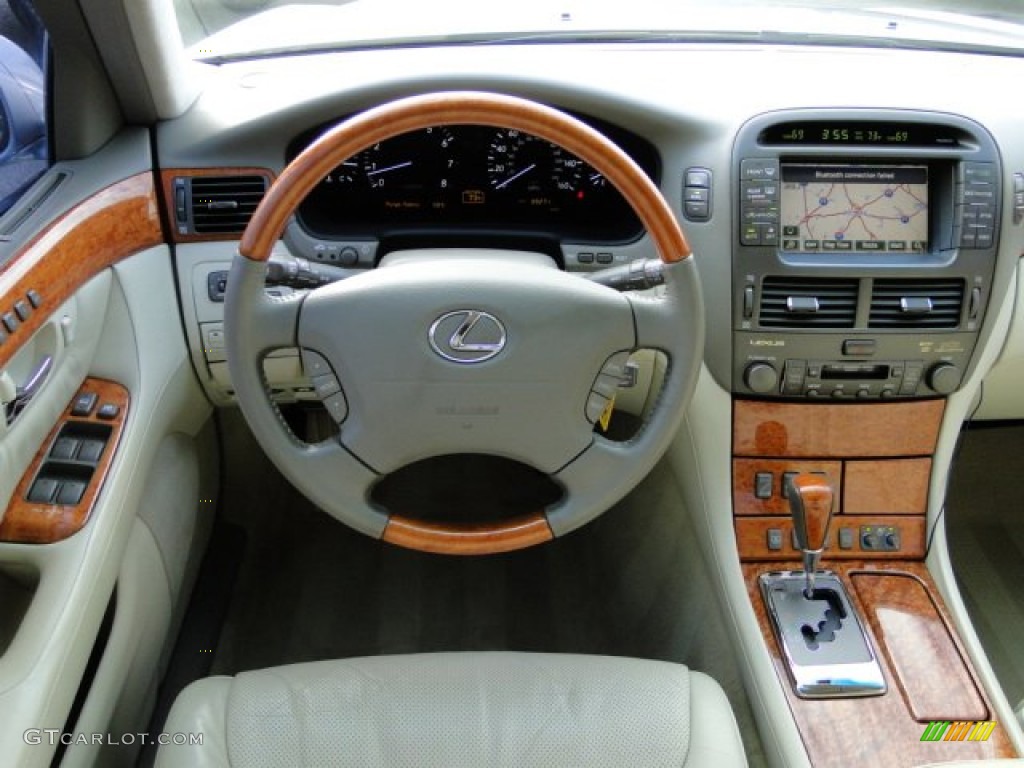 2004 Lexus LS 430 Cashmere Dashboard Photo #74413584