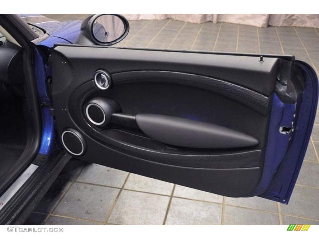 2013 Cooper S Hardtop - Lightning Blue Metallic / Carbon Black photo #8