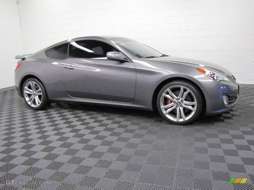 Nordschleife Gray 2010 Hyundai Genesis Coupe 2.0T Track Exterior Photo #74414275