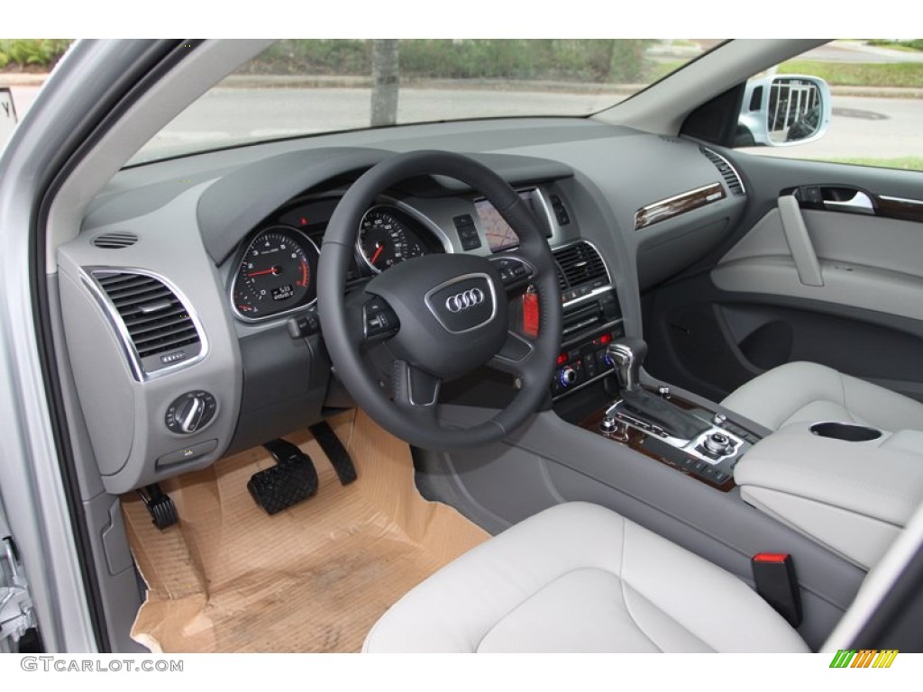 2013 Q7 3.0 TFSI quattro - Ice Silver Metallic / Limestone Gray photo #10