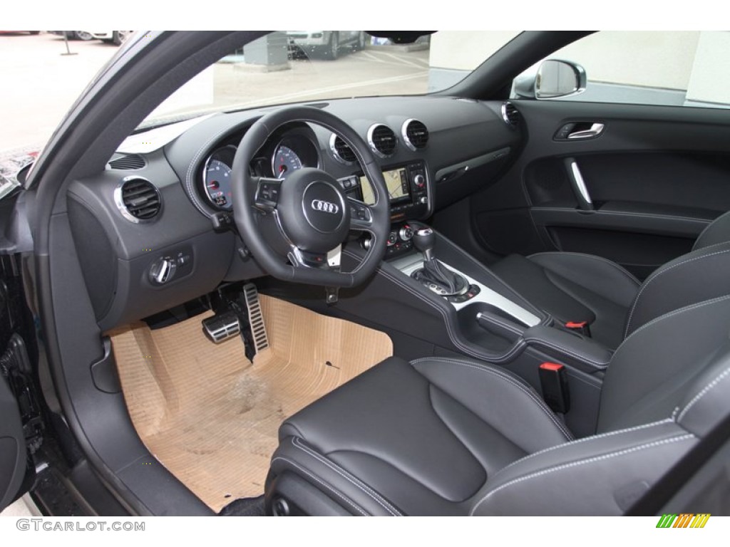 Black Interior 2013 Audi TT S 2.0T quattro Coupe Photo #74415922