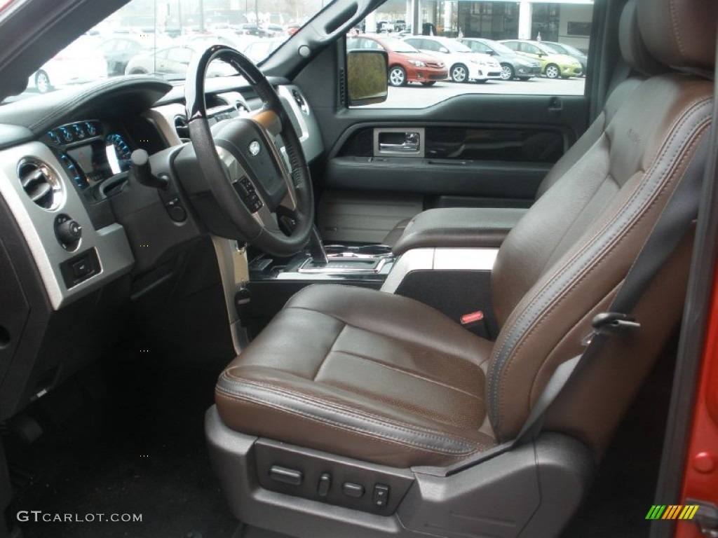 2011 Ford F150 Platinum SuperCrew 4x4 Front Seat Photo #74416069