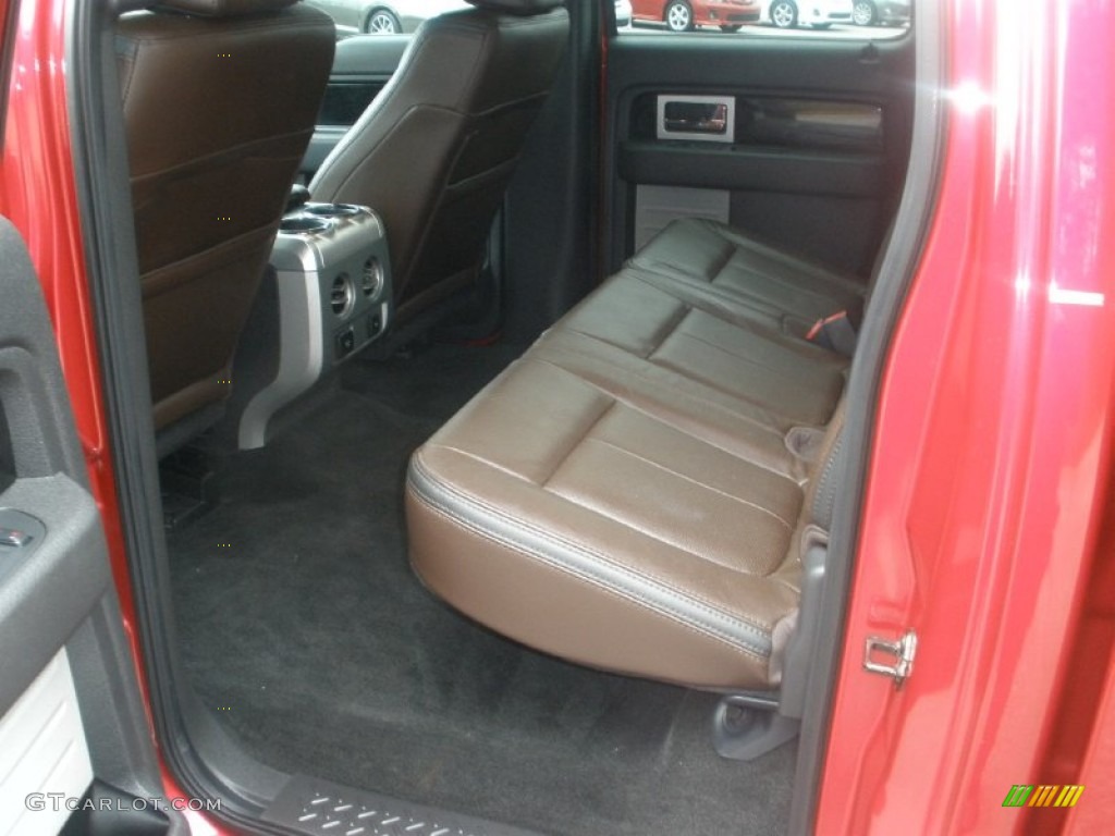 2011 Ford F150 Platinum SuperCrew 4x4 Rear Seat Photo #74416356