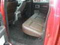 2011 Ford F150 Sienna Brown/Black Interior Rear Seat Photo