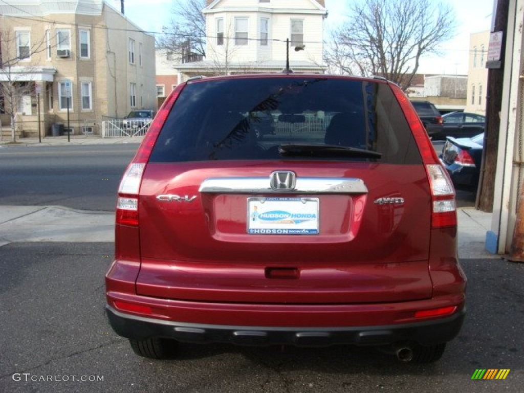 2010 CR-V EX-L AWD - Tango Red Pearl / Gray photo #5