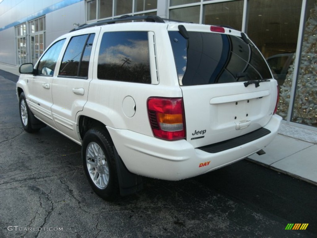 2004 Grand Cherokee Limited 4x4 - Stone White / Taupe photo #4