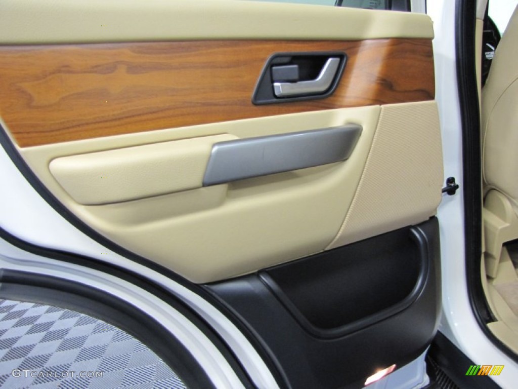 2008 Land Rover Range Rover Sport HSE Almond Door Panel Photo #74416949