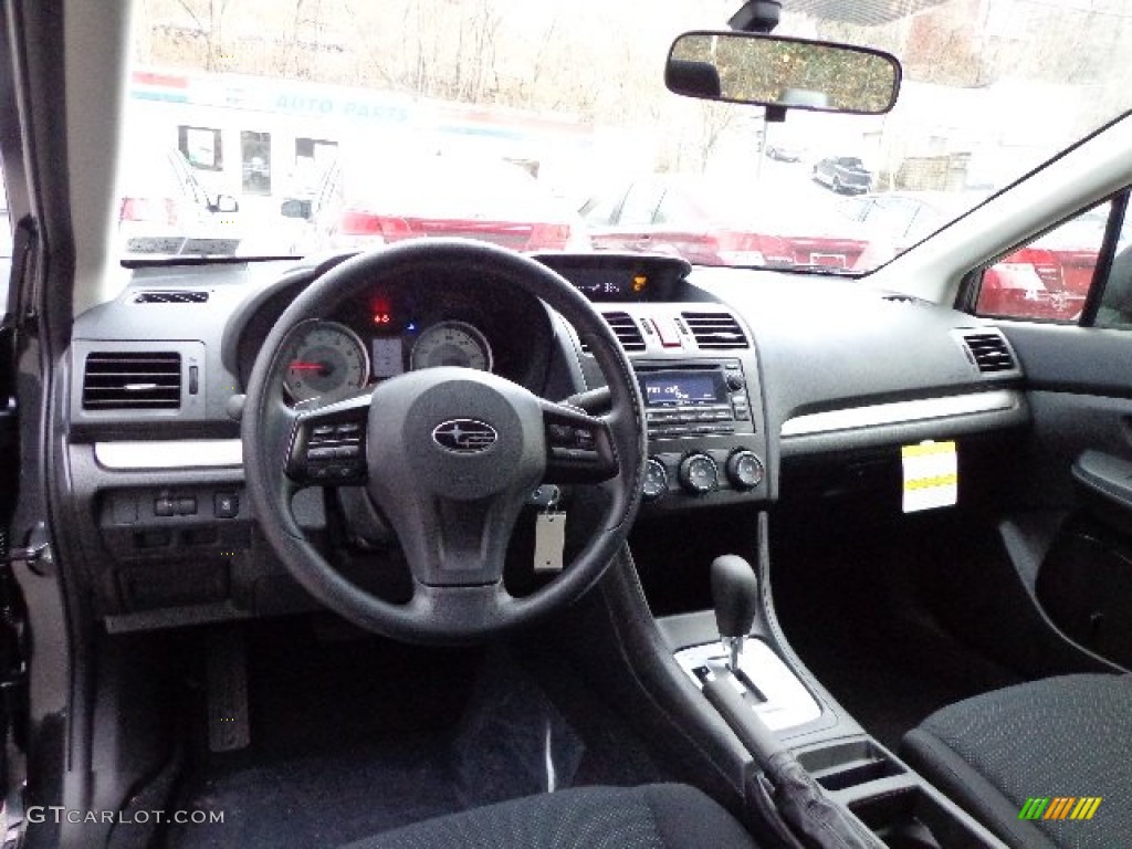 2013 Subaru Impreza 2.0i Premium 4 Door Black Dashboard Photo #74417071
