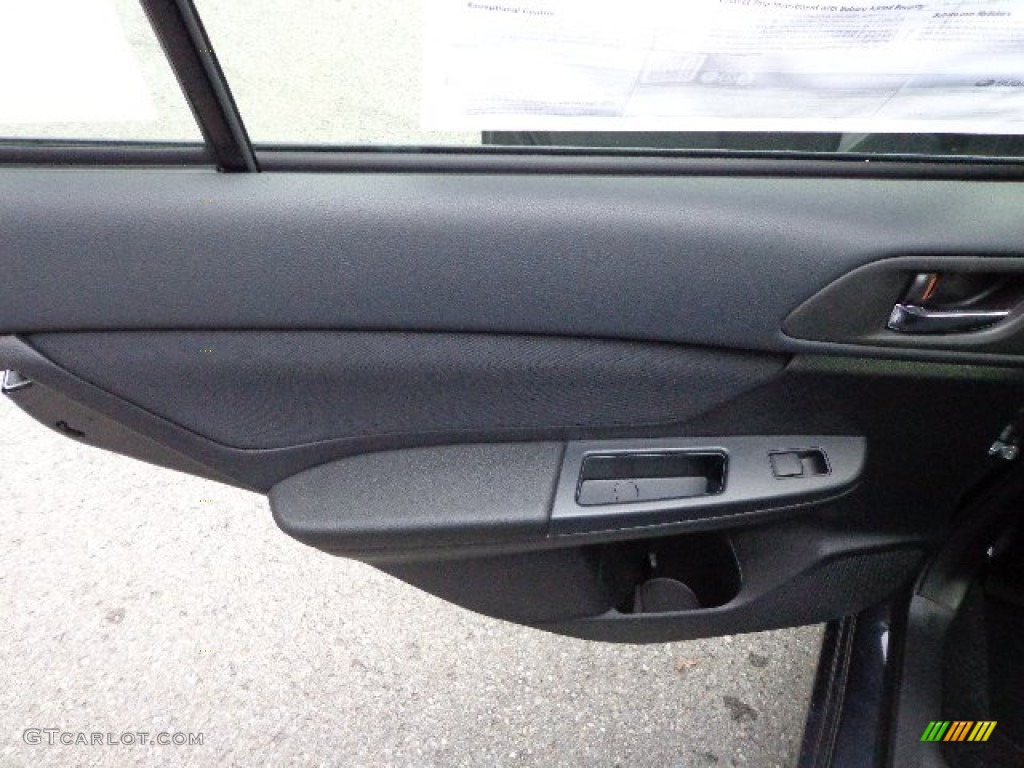 2013 Subaru Impreza 2.0i Premium 4 Door Black Door Panel Photo #74417089
