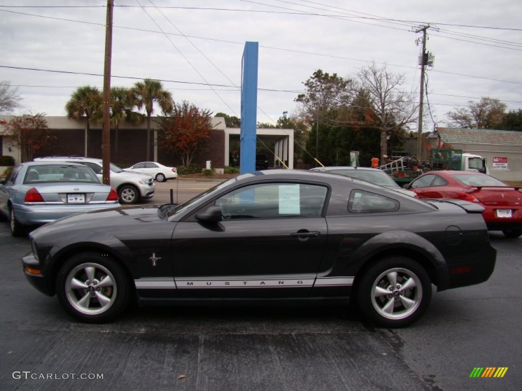 2007 Mustang V6 Deluxe Coupe - Alloy Metallic / Dark Charcoal photo #6