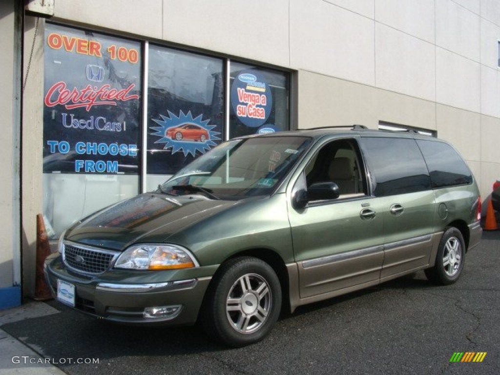 2002 Windstar SEL - Estate Green Metallic / Medium Parchment Beige photo #1