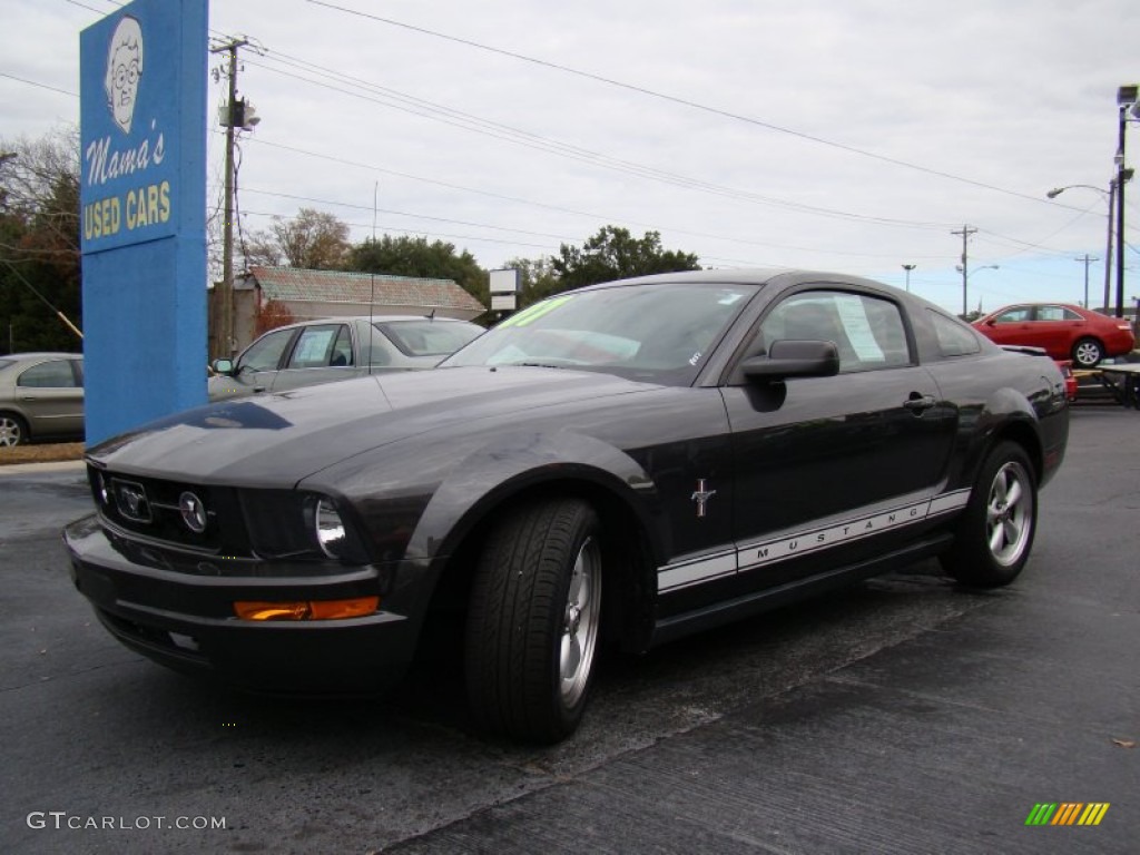 2007 Mustang V6 Deluxe Coupe - Alloy Metallic / Dark Charcoal photo #29