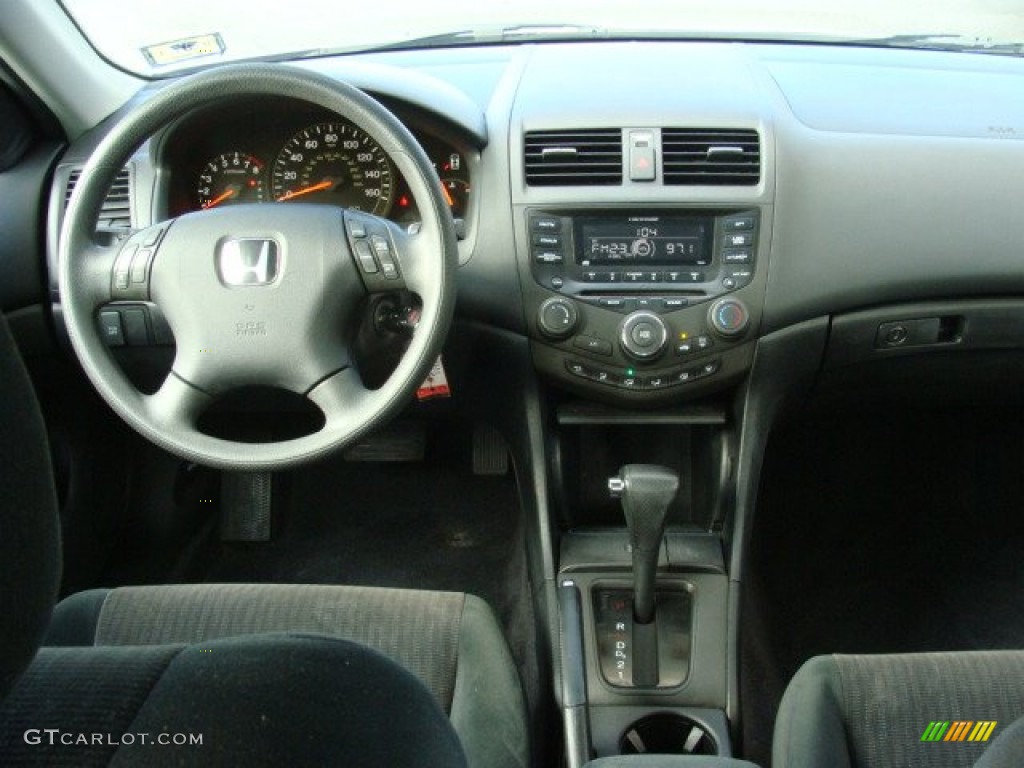 2004 Honda Accord LX V6 Sedan Black Dashboard Photo #74418082
