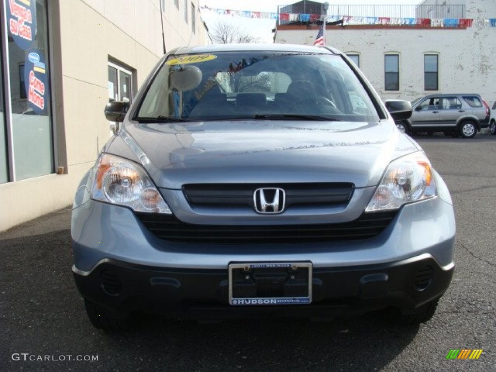 2009 CR-V LX 4WD - Glacier Blue Metallic / Gray photo #2