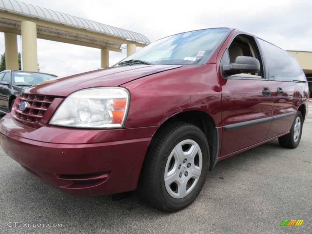 2006 Freestar SE - Dark Toreador Red Metallic / Pebble Beige photo #1