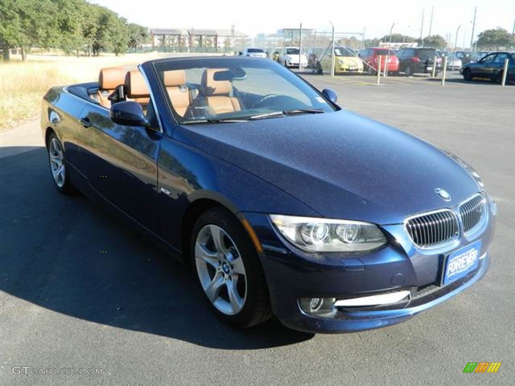 2011 3 Series 335i Convertible - Deep Sea Blue Metallic / Saddle Brown Dakota Leather photo #3