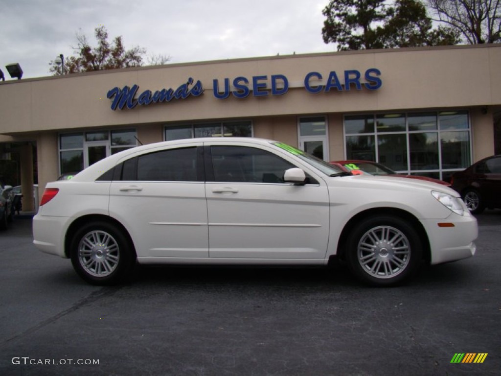 2008 Sebring Touring Sedan - Stone White / Dark Slate Gray/Light Slate Gray photo #1