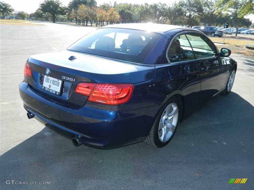 2011 3 Series 335i Convertible - Deep Sea Blue Metallic / Saddle Brown Dakota Leather photo #10