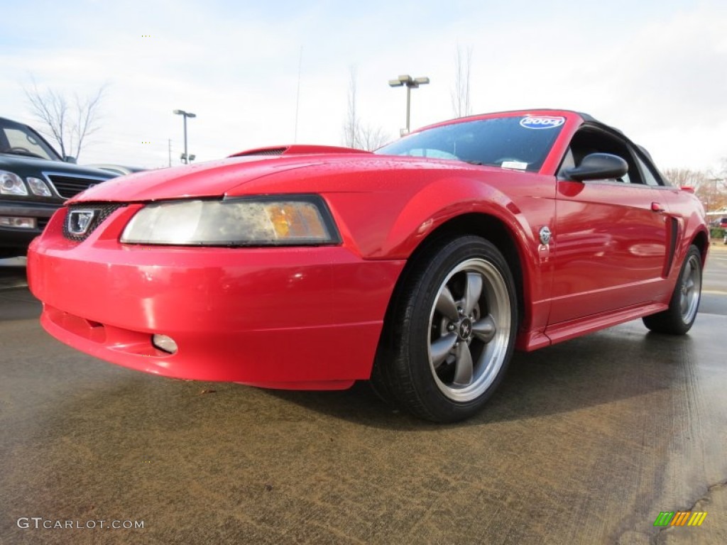 Torch Red 2004 Ford Mustang GT Convertible Exterior Photo #74419694