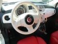 Rosso/Avorio (Red/Ivory) 2013 Fiat 500 c cabrio Lounge Dashboard