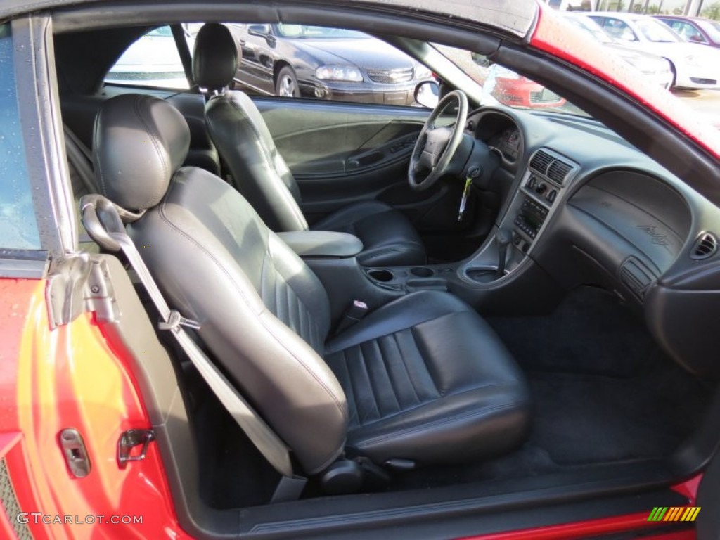 Dark Charcoal Interior 2004 Ford Mustang GT Convertible Photo #74419876