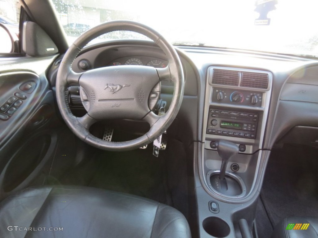 2004 Ford Mustang GT Convertible Dark Charcoal Dashboard Photo #74419897