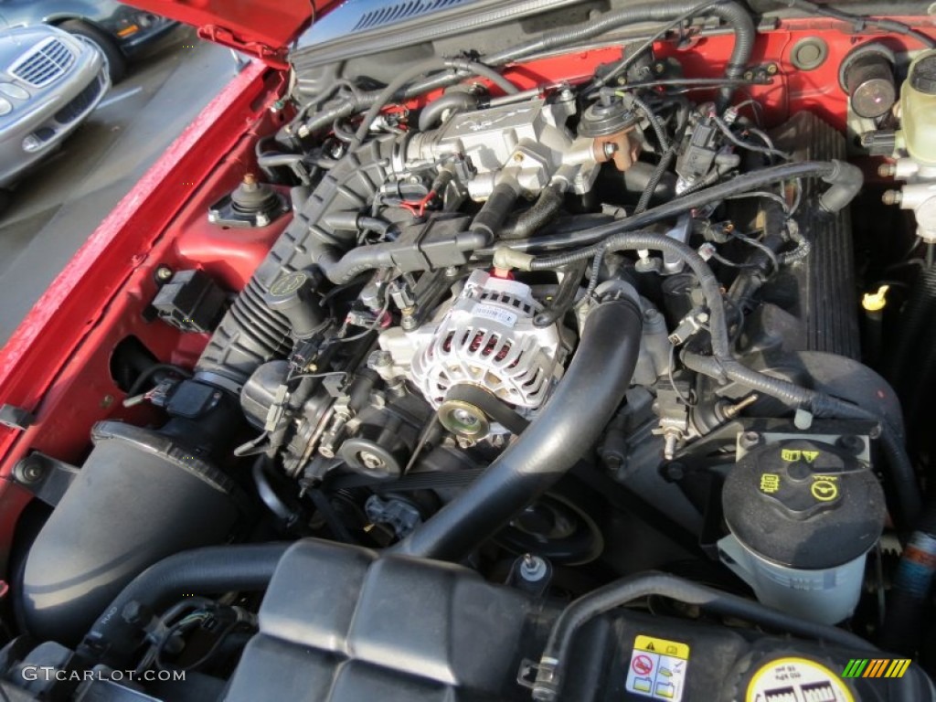 2004 Ford Mustang GT Convertible 4.6 Liter SOHC 16-Valve V8 Engine Photo #74419919