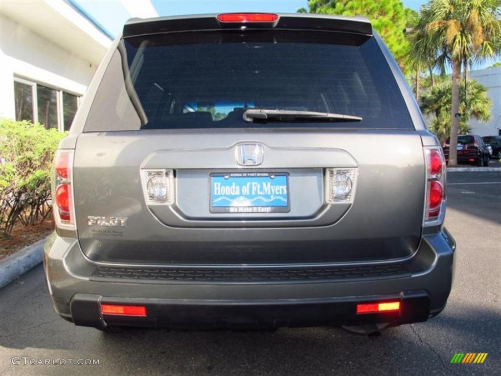 2007 Pilot EX-L - Nimbus Gray Metallic / Gray photo #4