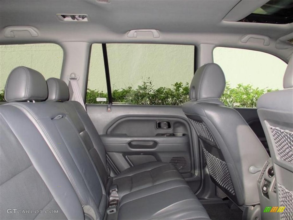 2007 Pilot EX-L - Nimbus Gray Metallic / Gray photo #14