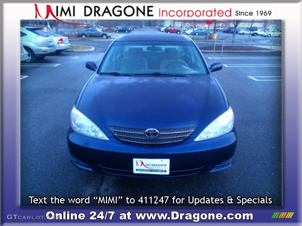 2004 Camry LE - Catalina Blue Metallic / Stone photo #2
