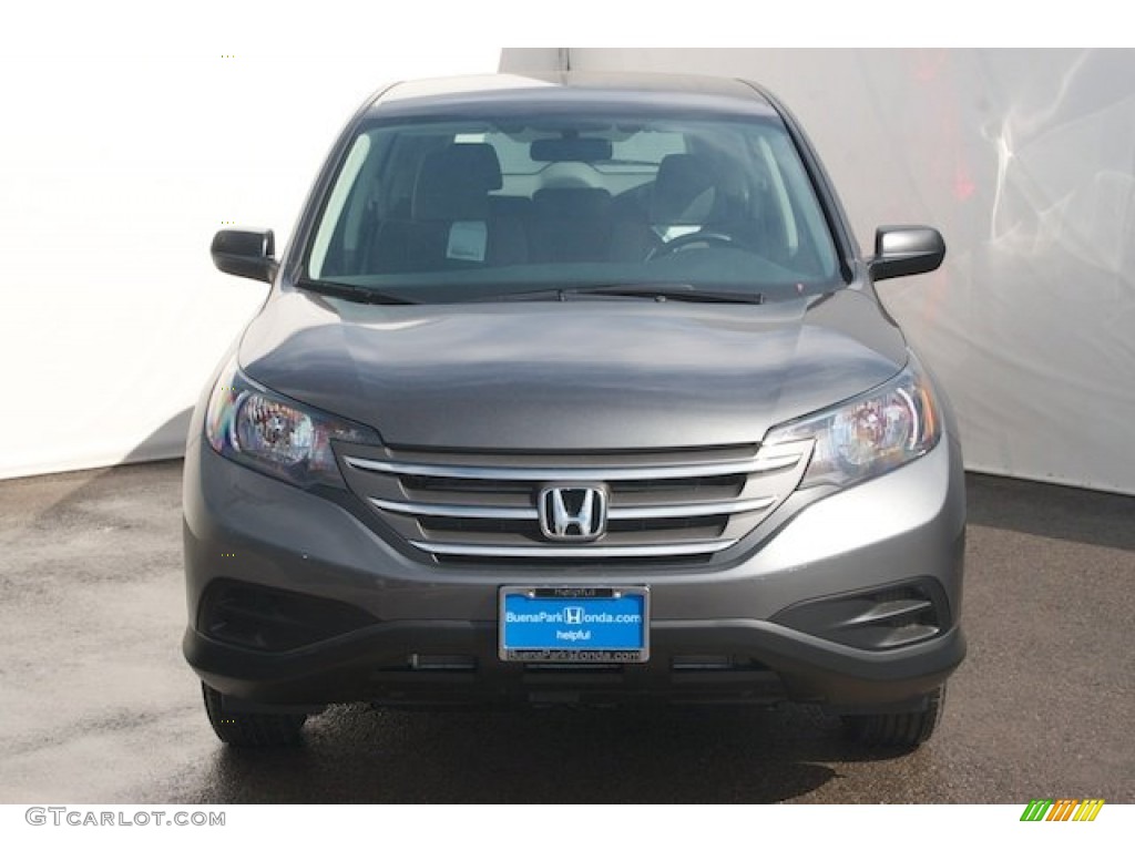 2013 CR-V LX - Polished Metal Metallic / Gray photo #2