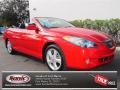 2006 Absolutely Red Toyota Solara SE V6 Convertible  photo #1