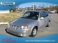 2005 Silver Mist Hyundai Accent GLS Coupe  photo #3