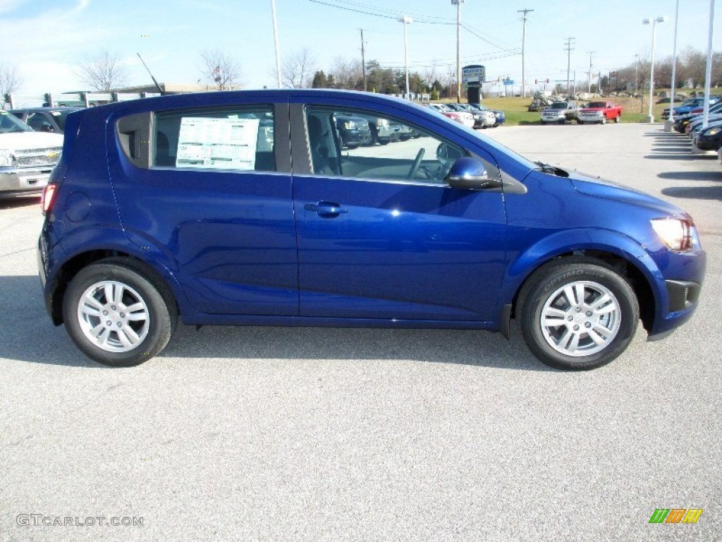 Blue Topaz Metallic 2013 Chevrolet Sonic LT Hatch Exterior Photo #74422348
