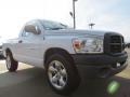 2007 Bright White Dodge Ram 1500 ST Regular Cab  photo #4