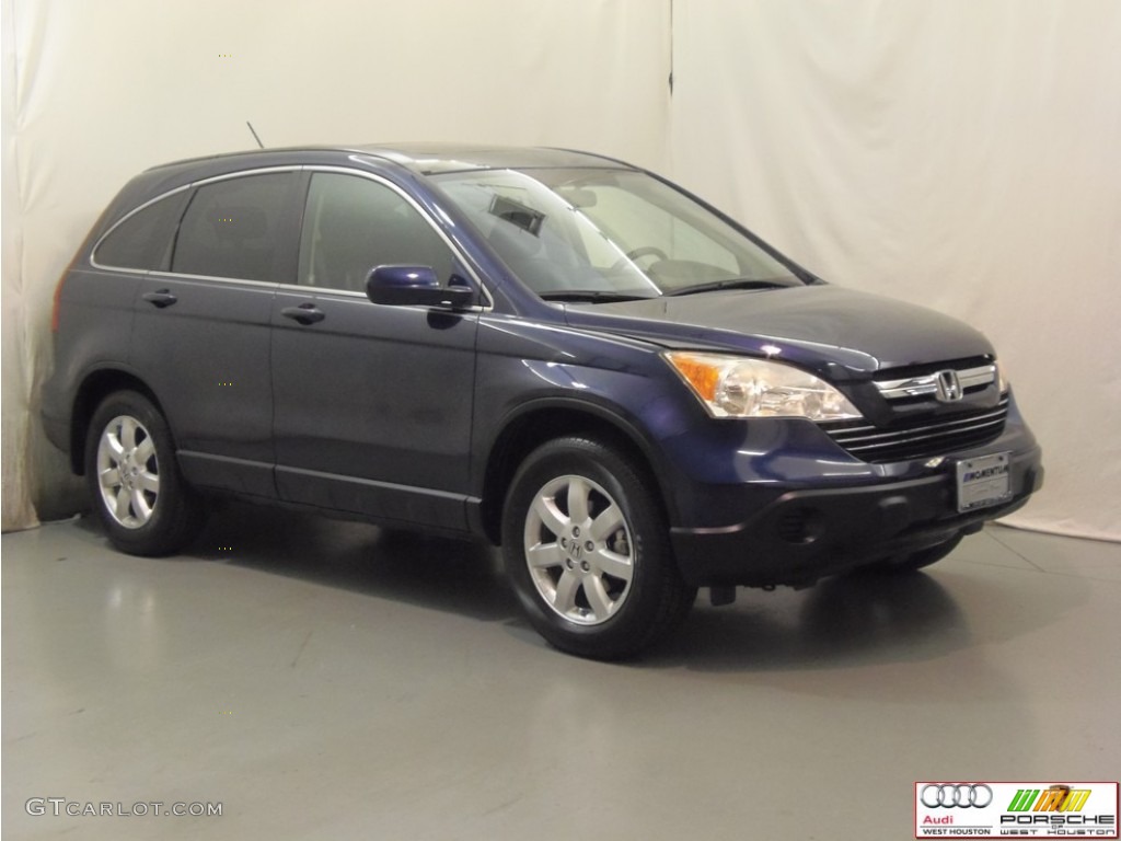 2007 CR-V EX-L - Royal Blue Pearl / Black photo #3