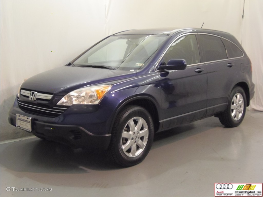 2007 CR-V EX-L - Royal Blue Pearl / Black photo #4