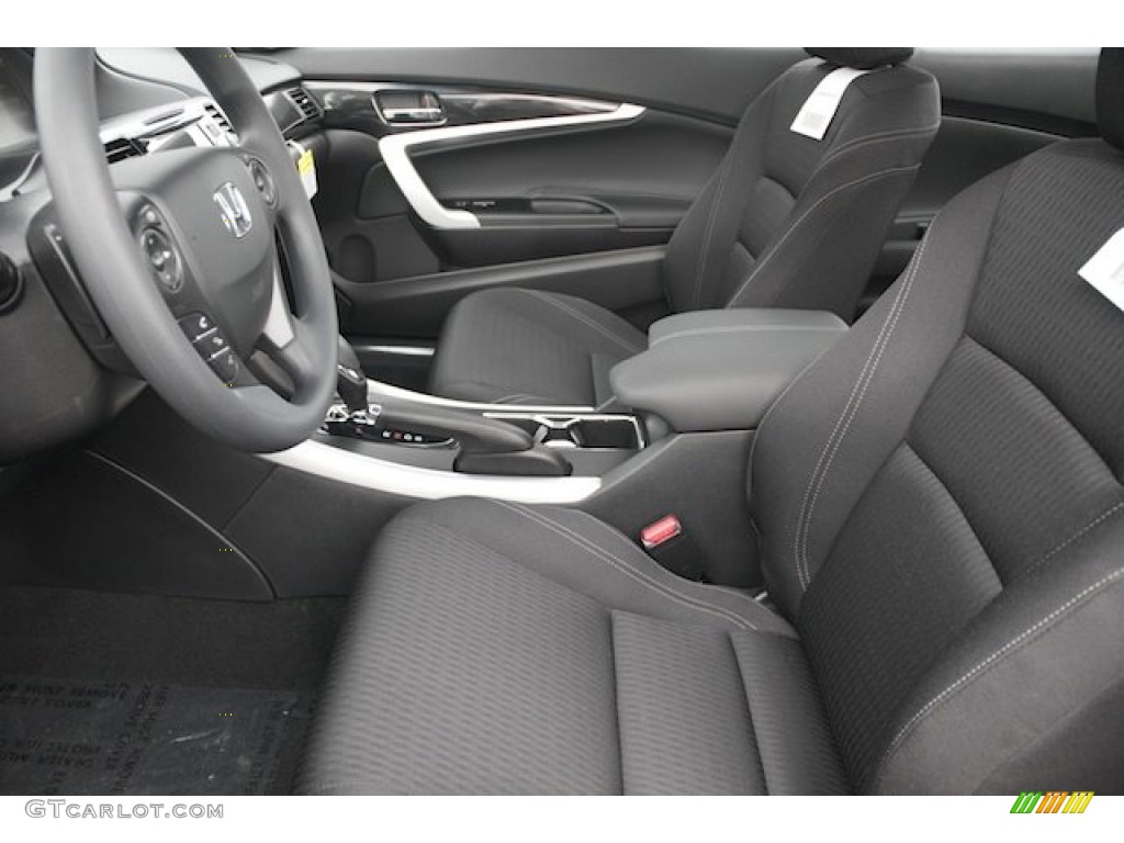 Black Interior 2013 Honda Accord EX Coupe Photo #74426059