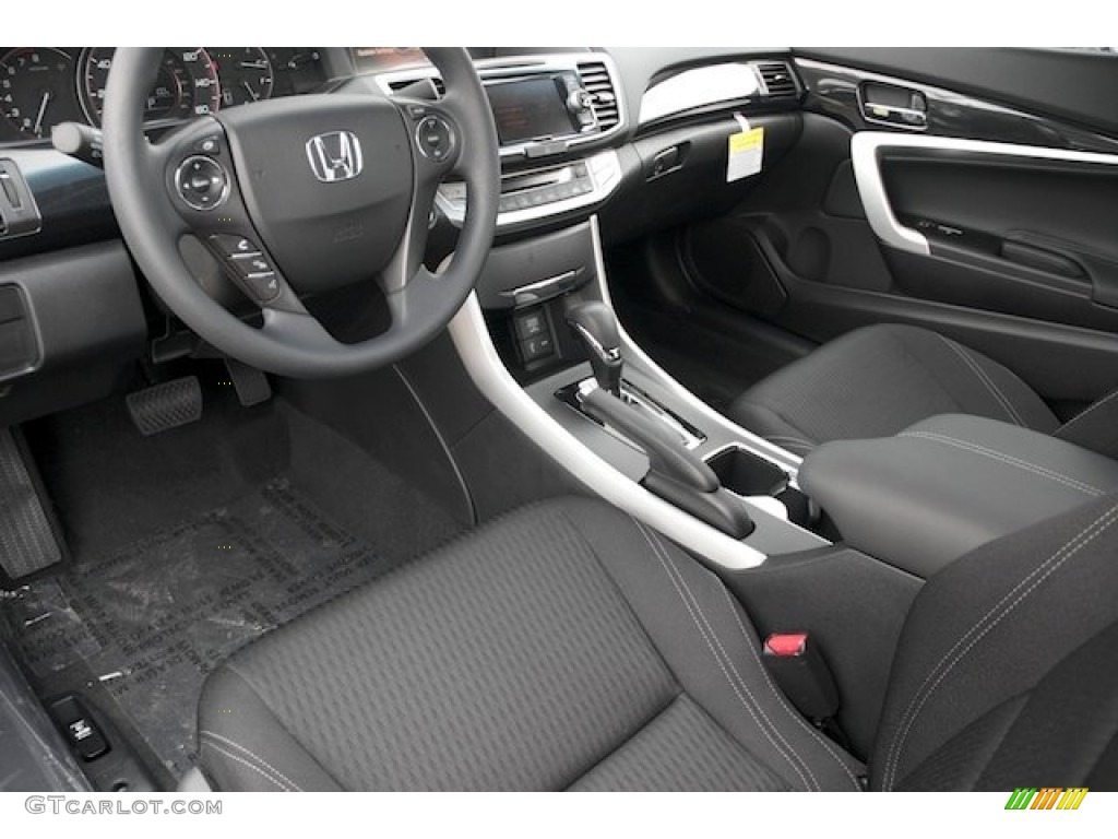 Black Interior 2013 Honda Accord EX Coupe Photo #74426071